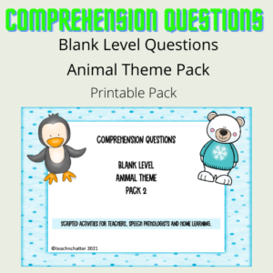Comprehension Questions - Animals