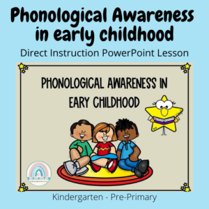 phonological awareness lesson
