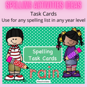 spelling activities ideas