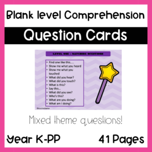 blank-level-questions A printable card pack of questions