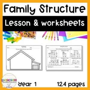 family structure worksheets