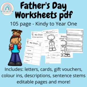 Father's Day Worksheets pdf