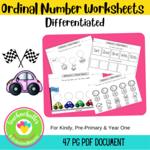 Ordinal Number Worksheets