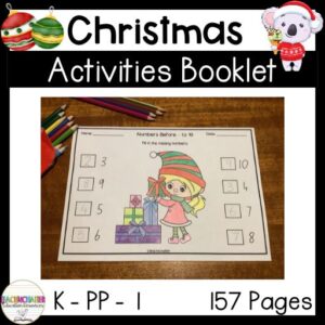 christmas activities book printable