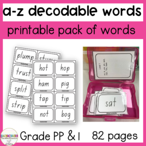 a-z word cards