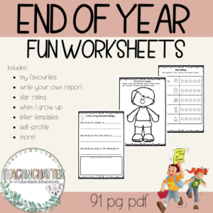 end-of-year-fun-worksheets