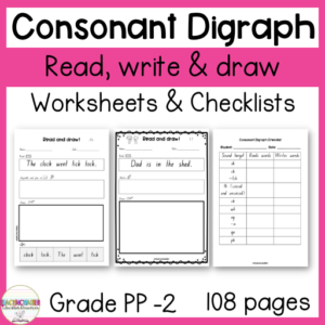 consonant digraph activities