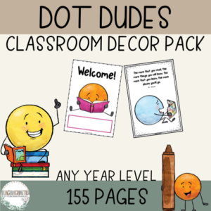 dot-dudes A classroom decorating pack. A pdf product.