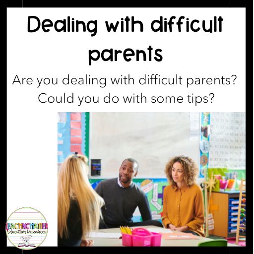 dealing with difficult parents