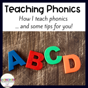 teaching phonics - a blog article for elementary teachers