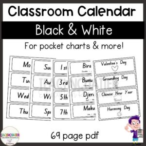 calendar for classroom